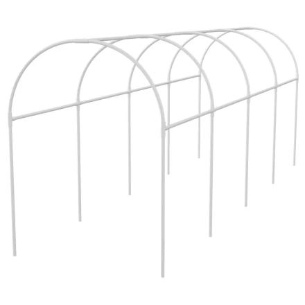 Каркас парника пластиковый 3х1,1х1,2м дуга d 20 мм белый PALISAD 63901 купить в Сургуте