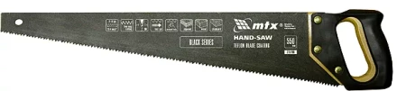 Ножовка по дереву,550 мм,7-8 TPI,зуб-3D,каленный зуб,тефл.покр. дер.рук-ка. MATRIX 23579 купить в Сургуте