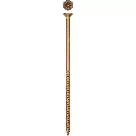 Шурупы ЗУБР &quot;МАСТЕР&quot; по дереву желтопассивированные, 6.0x160мм, 4шт 300396-60-160 купить в Сургуте