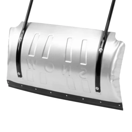 Движок для уборки снега оцинкованный, 750х420х1120 мм, усиленный, стальная рукоятка,Россия, Сибртех 61497 купить в Сургуте