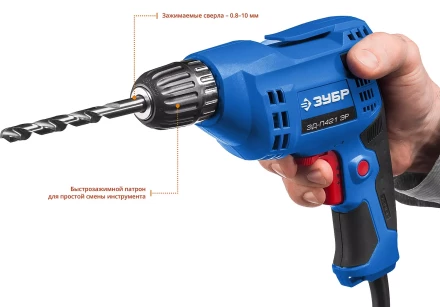 Дрель реверсивная ЗД-П421 ЭР серия ПРОФЕССИОНАЛ купить в Сургуте