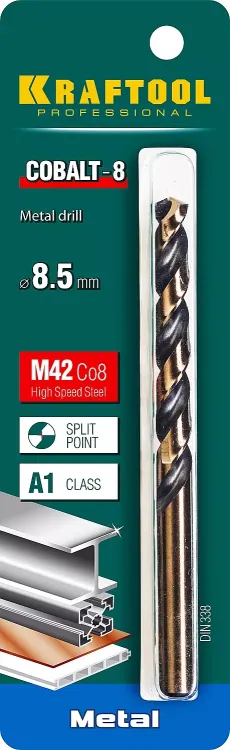 Сверла по металлу HSS-Co 29656-8.5 купить в Сургуте
