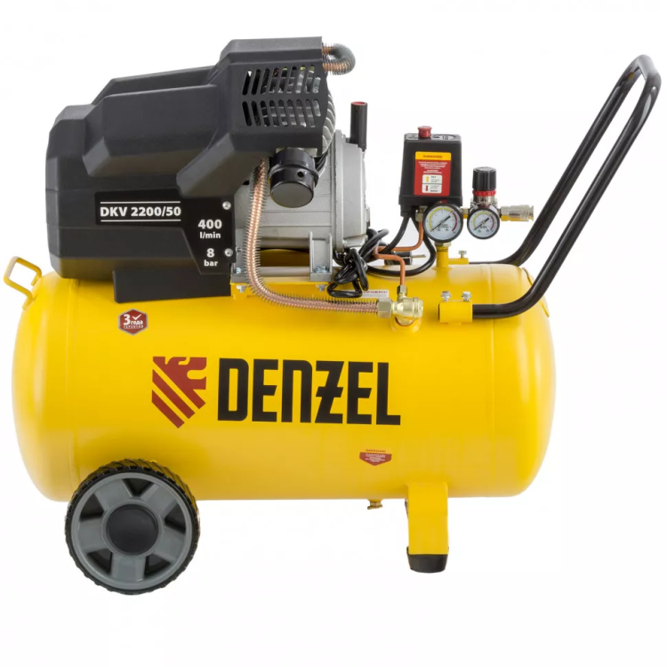 Компрессор воздушный Denzel DKV2200/50 Х-PRO 58083 купить в Сургуте