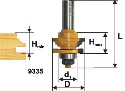 Фреза комб рамочная ф413х234мм хв 12мм 9335 купить в Сургуте