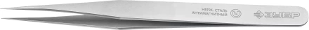 ЗУБР 140 мм, прямой, антимагнитный пинцет, Профессионал (222112) купить в Сургуте