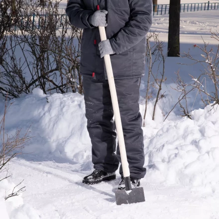Ледоруб-скребок Сибртех 61664, 200 мм, 1 кг, деревянный черенок, Россия купить в Сургуте