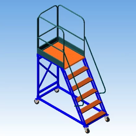 Лестница с площадкой УСЦ ЛСА-700 купить в Сургуте