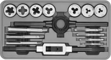 Набор STAYER &quot;PROFI&quot; резьбонарезной, 16 предметов 28010-H16 купить в Сургуте