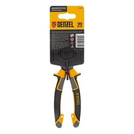 Бокорезы 180 мм Denzel 17785, усиленные, трехкомпонентные рукоятки купить в Сургуте