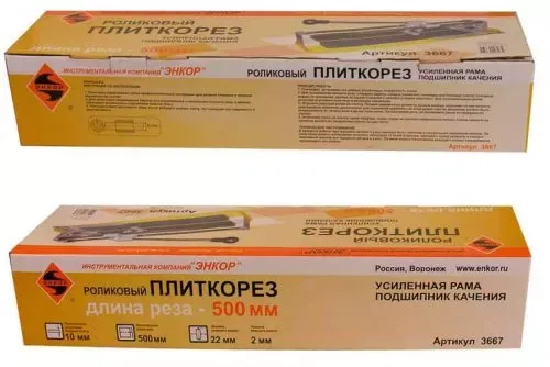 Плиткорез 500мм усиленный Энкор 3667 купить в Сургуте