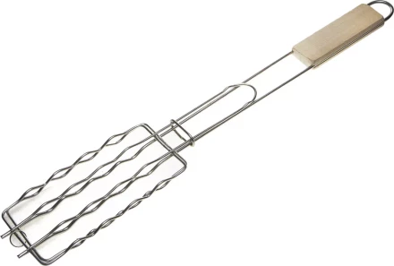 Решетка-гриль GRINDA &quot;BARBECUE&quot; для сосисок, нержавеющая сталь, 170х85мм 424730 купить в Сургуте