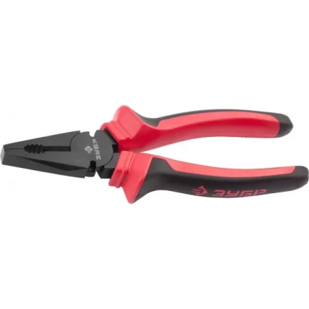 Плоскогубцы ЗУБР &quot;МАСТЕР&quot; комбинированные, маслобензостойкая рукоятка, покрытие оксидированное с полировкой, 180мм 22015-1-18_z01 купить в Сургуте