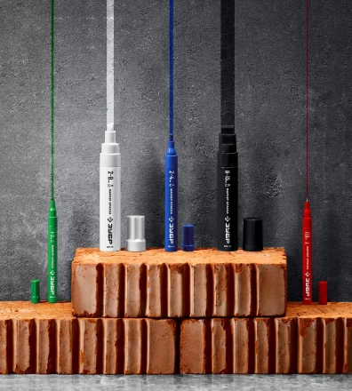 ЗУБР МК-80 красный, 0.8 мм маркер-краска (06324-3) купить в Сургуте