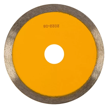 Диск алмазный отрезной 115 х 22,2 мм, сплошной, супертонкий, горячий пресс, мокрое резание// Denzel 73043 купить в Сургуте