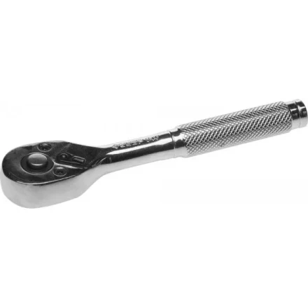 Трещотка для торцовых головок ЗУБР &quot;МАСТЕР&quot;, Сr-V сталь, 72 зубца, цельнометаллическая, 1/4&quot; 27739-1/4 купить в Сургуте