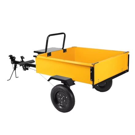 Прицеп для мотоблока Denzel TT-500, оцинк., груз. 500 кг, рег. сцепка, колеса 4.00-10, в упаковке купить в Сургуте