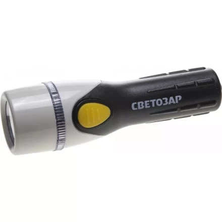 Фонарь СВЕТОЗАР &quot;UPITER&quot; ручной с пластмассовым корпусом и ремешком, ксеноновая лампа, 2xC SV-56373 купить в Сургуте