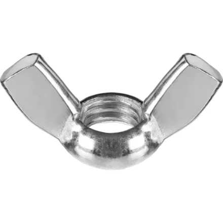 Гайка ЗУБР барашковая, DIN 315, оцинкованная, M10, ТФ0, 2000шт 4-303730-10 купить в Сургуте