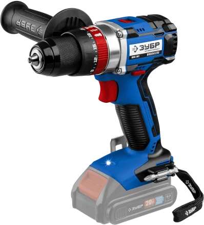 Бесщеточная дрель-шуруповерт ударная Зубр, без АКБ (T7), в коробке DBS-201 серия «ПРОФЕССИОНАЛ» купить в Сургуте