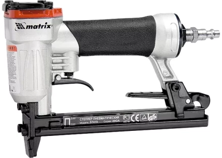 Степлер пневматический для прямоугольных скоб от 6 до 13 мм MATRIX 57415 купить в Сургуте