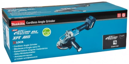 Угловая шлифовальная машина 125мм Makita GA041GZ01, 40V, без АКБ и ЗУ купить в Сургуте
