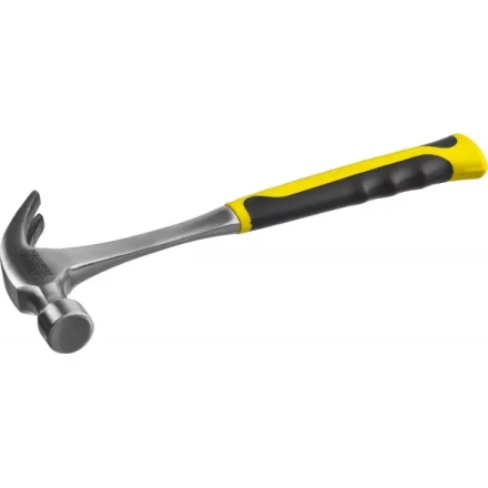 Молоток-гвоздодер STAYER &quot;PROFESSIONAL&quot; цельнометаллический с двухкомпонентной рукояткой, 450г 2025-450 купить в Сургуте