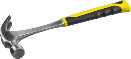 Молоток-гвоздодер STAYER &quot;PROFESSIONAL&quot; цельнометаллический с двухкомпонентной рукояткой, 450г 2025-450 купить в Сургуте