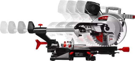 Пила торцовочная с ременной передачей ЗПТ-255-1800 ПЛР серия МАСТЕР купить в Сургуте