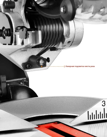 Пила торцовочная с ременной передачей ЗПТ-255-1800 ПЛР серия МАСТЕР купить в Сургуте