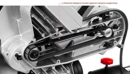 Пила торцовочная с ременной передачей ЗПТ-255-1800 ПЛР серия МАСТЕР купить в Сургуте