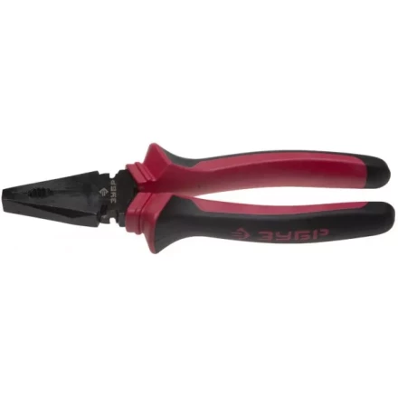 Плоскогубцы ЗУБР &quot;МАСТЕР&quot; комбинированные, маслобензостойкая рукоятка, покрытие оксидированное с полировкой, 200мм 22015-1-20_z01 купить в Сургуте