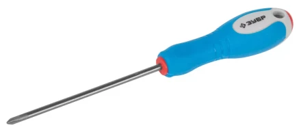 Отвертка ЗУБР, Cr-V сталь, трехкомпонентная рукоятка, цветовая индикация типа шлица, PH №0, 75мм 25252-0-075_z01 купить в Сургуте