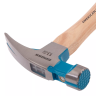 Молоток-гвоздодер GROSS 10413, 380 г, угол 75, магнит, обрезиненная рукоятка American Hickory купить в Сургуте