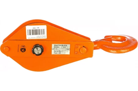 Блок монтажный однорольный с  крюком TOR HQG(L) K1-2,0 т с откидной щекой (G) 11521 купить в Сургуте