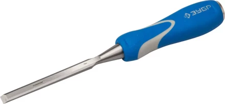 Стамеска ЗУБР &quot;ЭКСПЕРТ&quot; с ударопрочной двухкомпонетной ручкой и стальным затыльником для ударных работ, 10мм 18097-10 купить в Сургуте