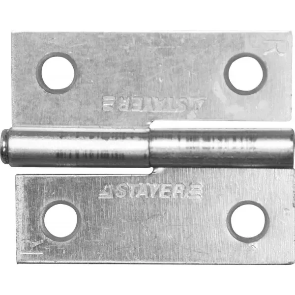 Петля дверная STAYER "MASTER" разъемная, цвет белый цинк, правая, 50мм 37613-50-1R купить в Сургуте