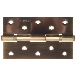 Петля универсальная ЗУБР &quot;ЭКСПЕРТ&quot;, 2 подшипника, цвет ст. латунь (AB), с крепежом, 125х75х2,5мм, 2 шт 37601-125-5