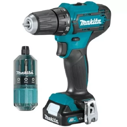 Аккумуляторная дрель-шуруповерт Makita DF333DWYE4 купить в Сургуте