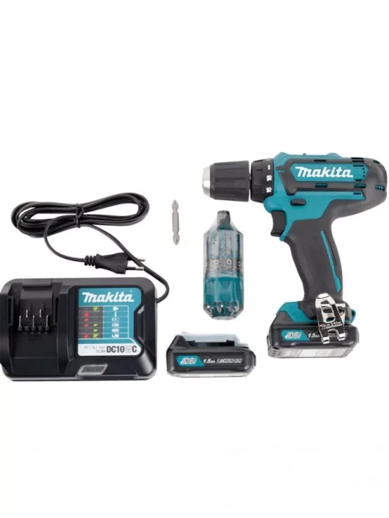 Аккумуляторная дрель-шуруповерт Makita DF333DWYE4 купить в Сургуте