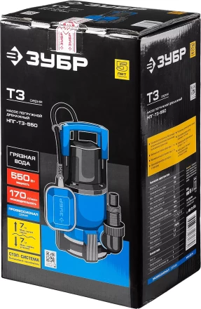 Насос дренажный НПГ-Т3-550 серия ПРОФЕССИОНАЛ купить в Сургуте