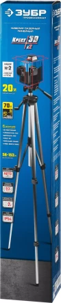 Нивелиры лазерные Крест-3D 360 3 перпендикулярные плоскости со штативом серия ПРОФЕССИОНАЛ купить в Сургуте