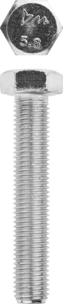 Болт ЗУБР &quot;МАСТЕР&quot; с шестигранной головкой, ГОСТ 7798-70, класс прочности 5.8, оцинкованный, M16x90мм, 5кг 303080-16-090 купить в Сургуте