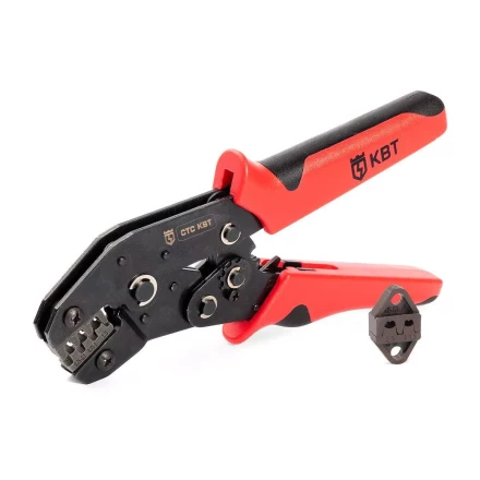 Пресс-клещи КВТ СТС-А с матрицами 248, 63 для опрессовки автоклемм и разъемов (набор) (85137) купить в Сургуте