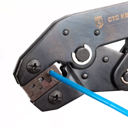 Пресс-клещи КВТ СТС-А с матрицами 248, 63 для опрессовки автоклемм и разъемов (набор) (85137) купить в Сургуте