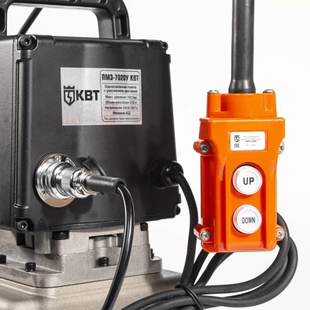 Насосная гидравлическая станция КВТ ПМЭ-7020у объем маслобака 2.0 л с удержанием (79664) купить в Сургуте