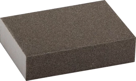Губка шлифовальная ЗУБР &quot;МАСТЕР&quot; четырехсторонняя, средняя жесткость, Р120, 100х68х26мм 35611-120 купить в Сургуте
