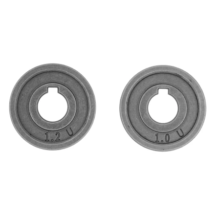 Подающий ролик, U профиль под алюминиевую проволоку 1,0-1,2 мм, 2 шт Denzel 93654 купить в Сургуте