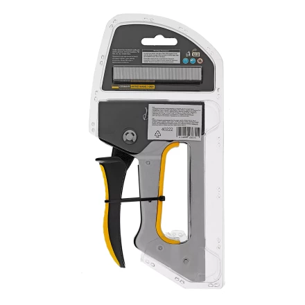 Степлер металлический, скобы в комплекте, 2К рукоятка, тип 53, 6-10 мм Denzel 40222 купить в Сургуте