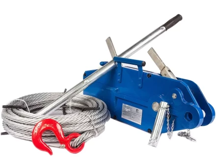 Лебедка рычажная тросовая TOR МТМ 800 0,8 т L=20м (стальной корпус) 1002530 купить в Сургуте