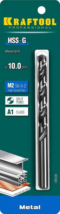 Сверла по металлу HSS-G 29651-10 купить в Сургуте
